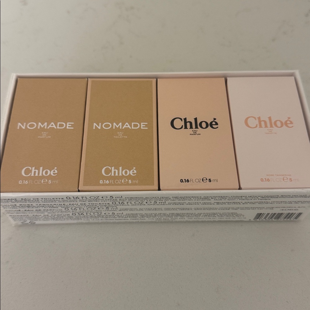 Chloe 4-piece travel set - Chloe, Chloe Rose, Nomade